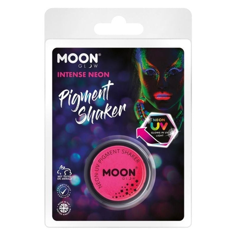 Costumes Australia Moon Glow Intense Neon UV Pigment Shakers Clamshell, 5g Costume Make Up_2