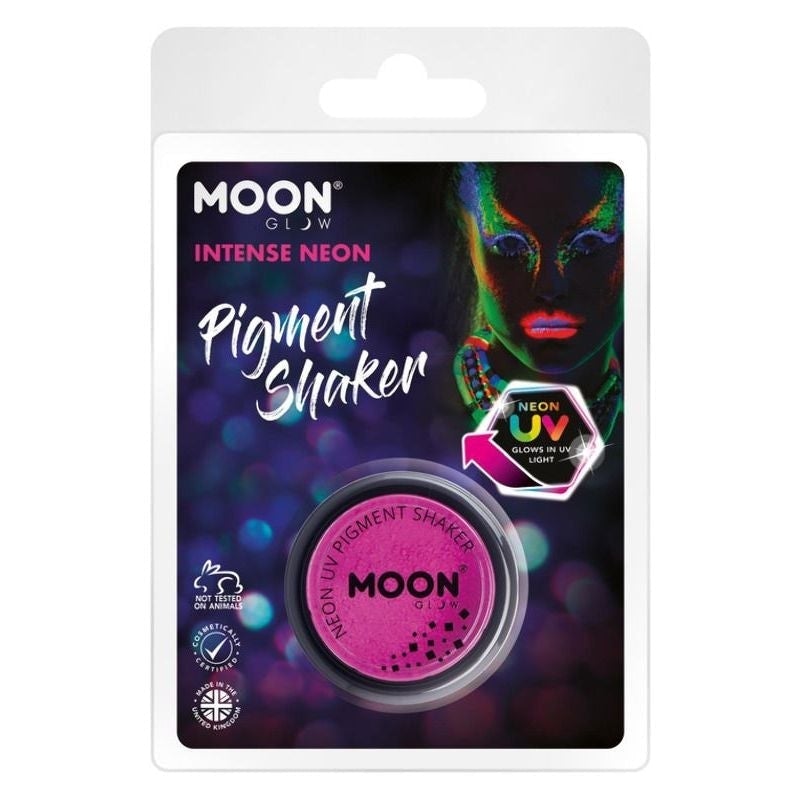 Costumes Australia Moon Glow Intense Neon UV Pigment Shakers Clamshell, 5g Costume Make Up_4