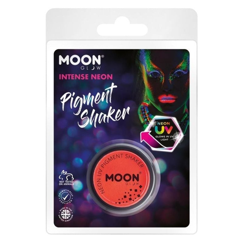 Costumes Australia Moon Glow Intense Neon UV Pigment Shakers Clamshell, 5g Costume Make Up_5