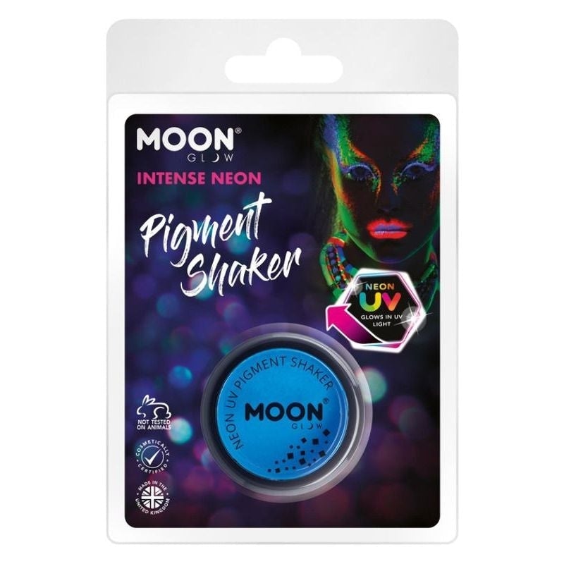 Costumes Australia Moon Glow Intense Neon UV Pigment Shakers Clamshell, 5g Costume Make Up_6