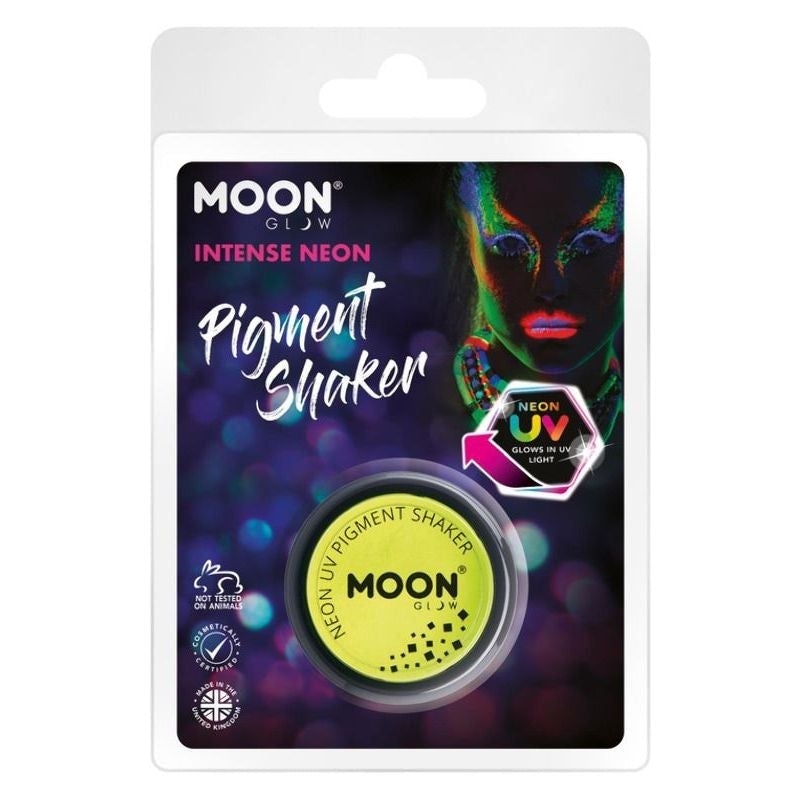 Costumes Australia Size Chart Moon Glow Intense Neon UV Pigment Shakers Clamshell, 5g Costume Make Up