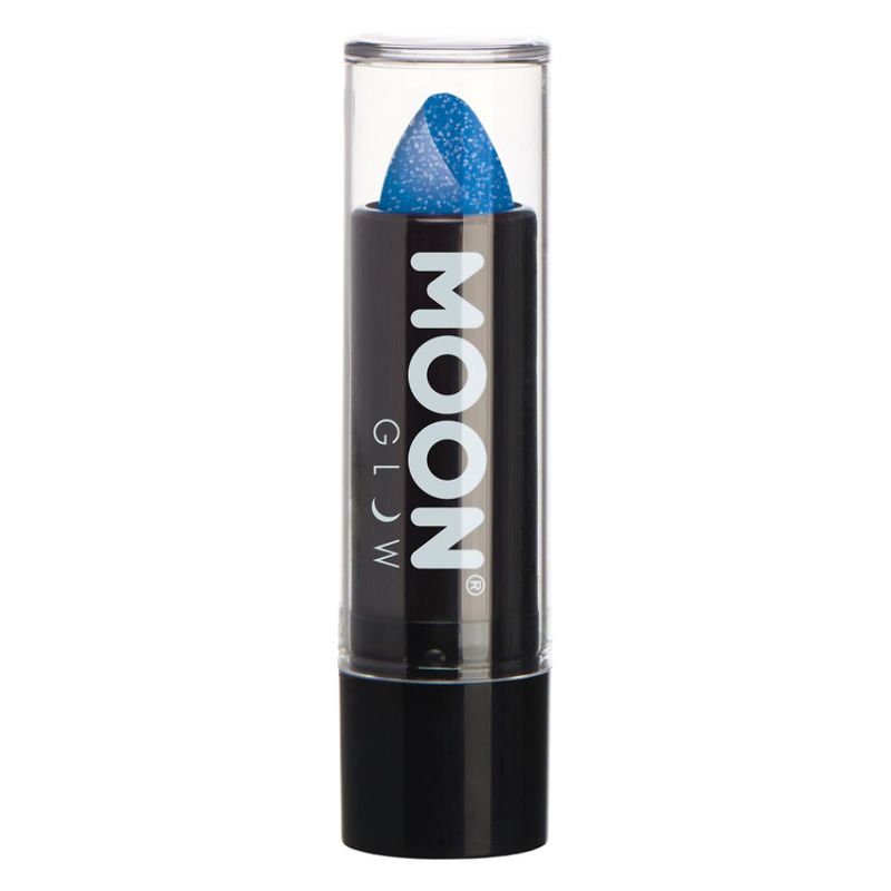 Costumes Australia Moon Glow - Neon UV Glitter Lipstick Blue M8480 Costume Make Up_1