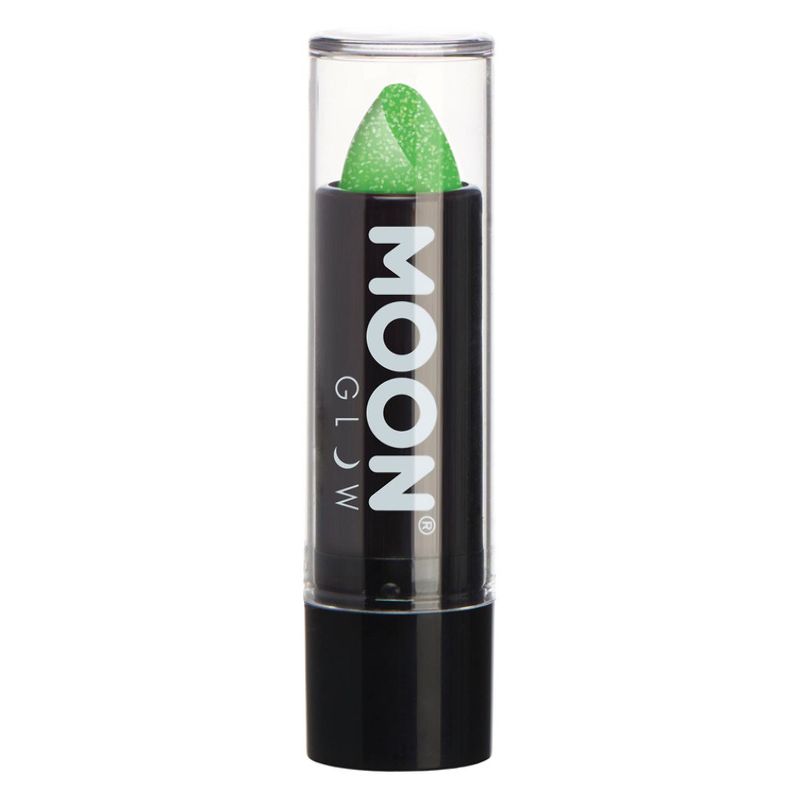 Costumes Australia Moon Glow - Neon UV Glitter Lipstick Green M8473 Costume Make Up_1