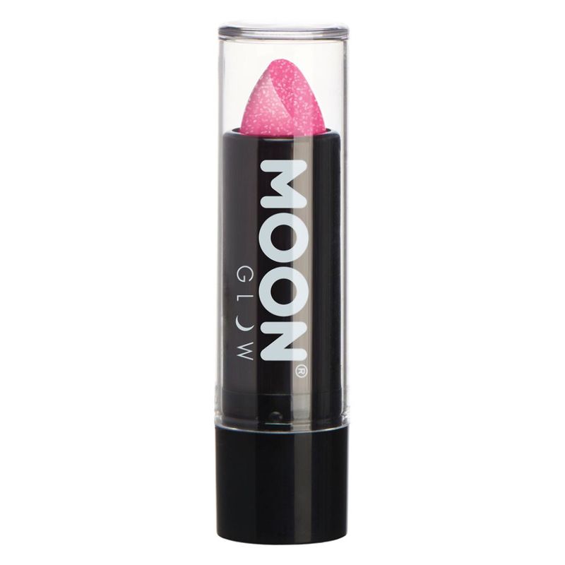 Costumes Australia Moon Glow - Neon UV Glitter Lipstick Hot Pink Costume Make Up_1