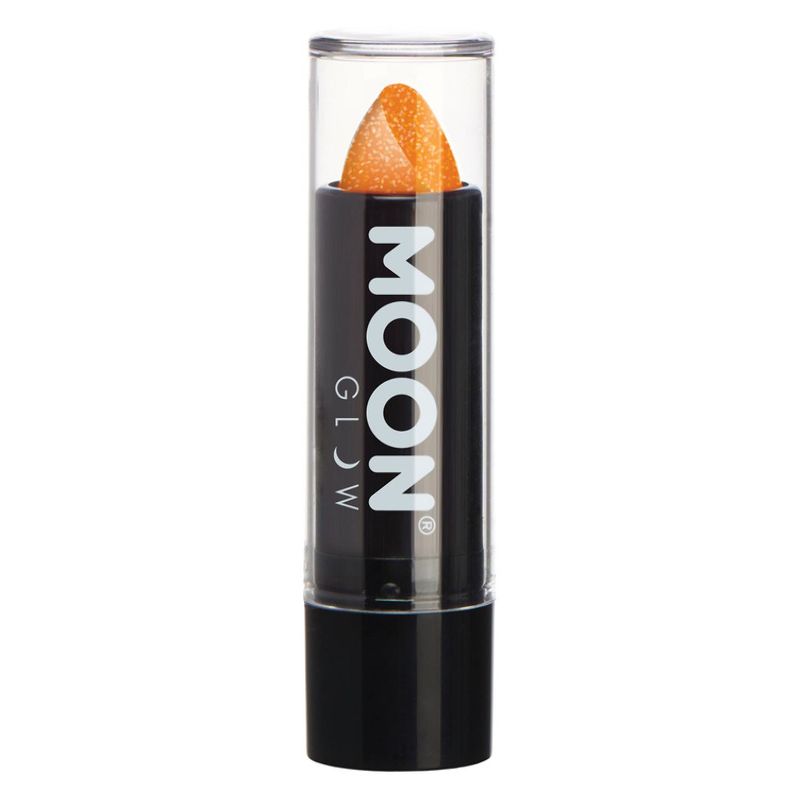 Costumes Australia Moon Glow - Neon UV Glitter Lipstick Orange M8442 Costume Make Up_1