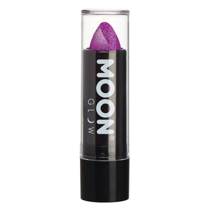 Costumes Australia Moon Glow - Neon UV Glitter Lipstick Purple M8497 Costume Make Up_1