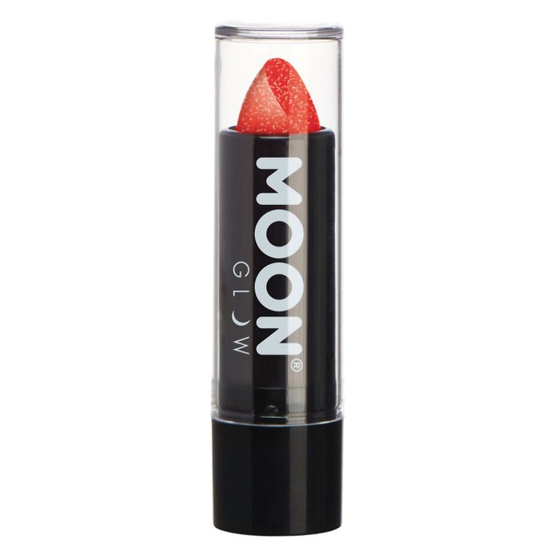 Costumes Australia Moon Glow - Neon UV Glitter Lipstick Red M8466 Costume Make Up_1