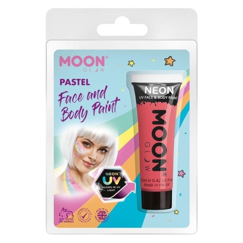 Costumes Australia Moon Glow Pastel Neon UV Face Paint Clamshell, 12ml Costume Make Up_3