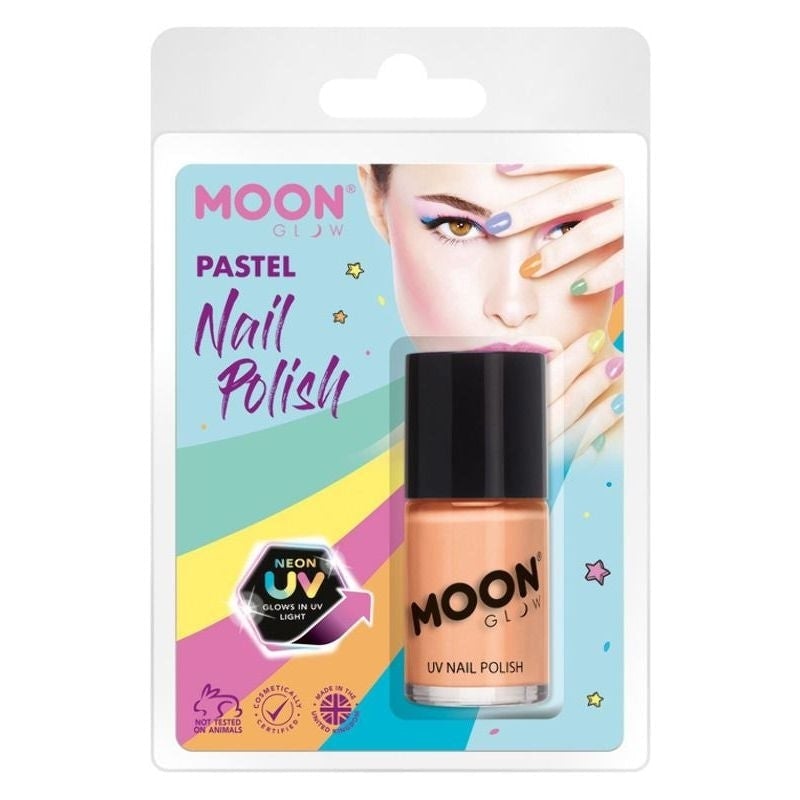 Costumes Australia Moon Glow Pastel Neon UV Nail Polish Clamshell, 14ml Costume Make Up_6