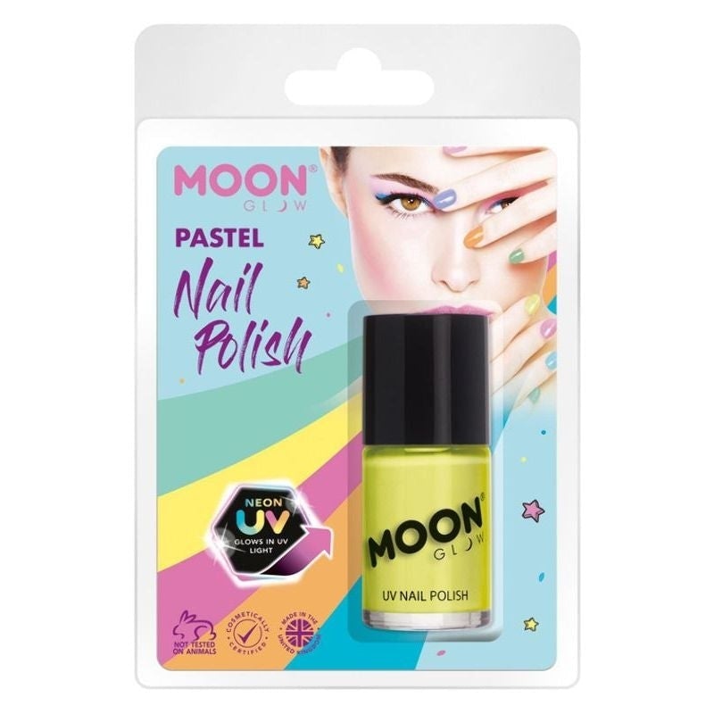 Costumes Australia Size Chart Moon Glow Pastel Neon UV Nail Polish Clamshell, 14ml Costume Make Up