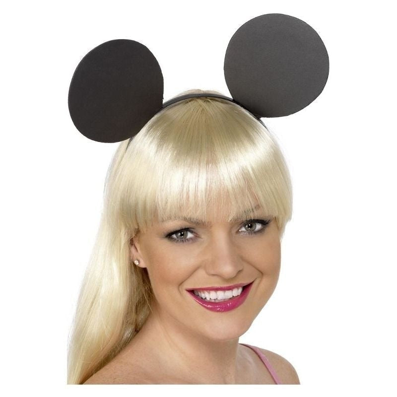 Costumes Australia Size Chart Mouse Ears On Headband Adult Black