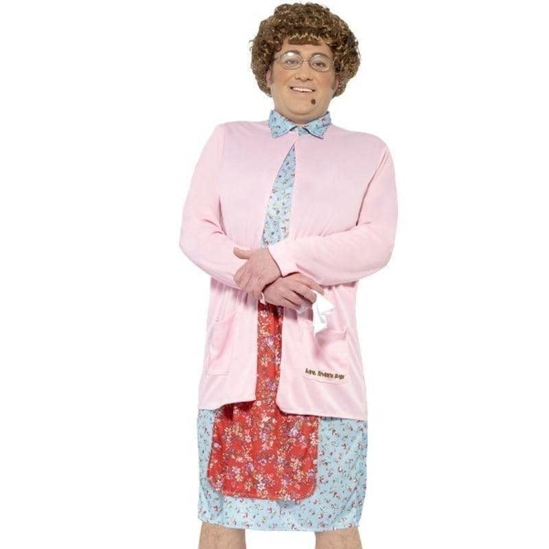 Costumes Australia Mrs Brown Padded Costume Adult Pink_1