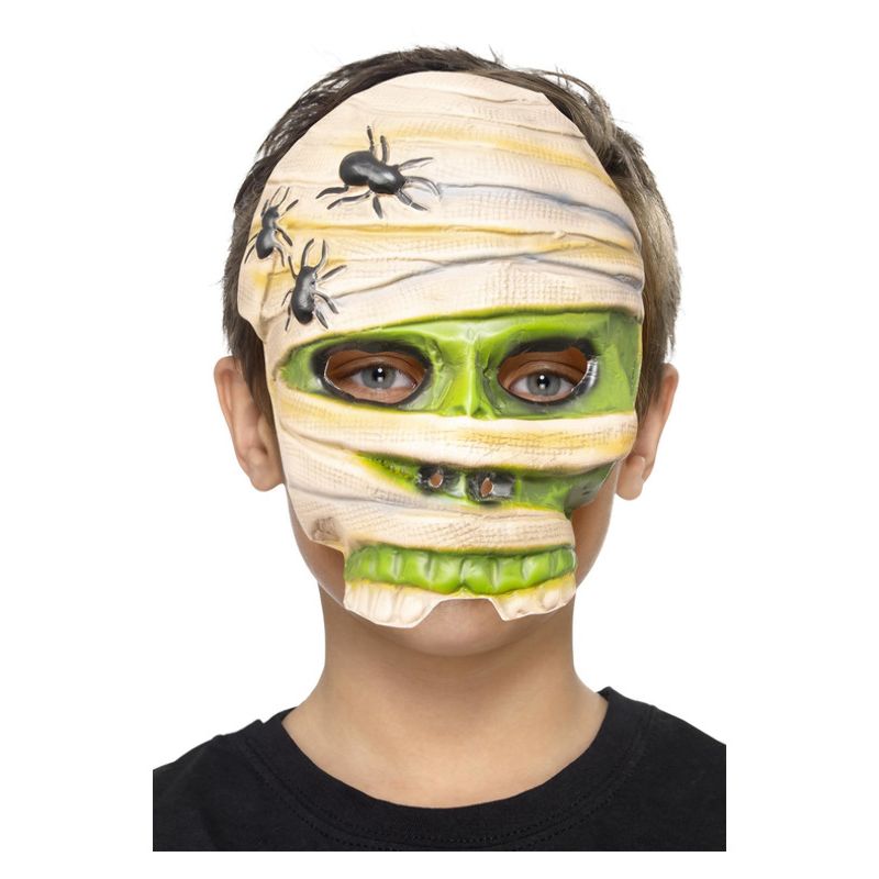 Costumes Australia Mummy Mask Child White_1