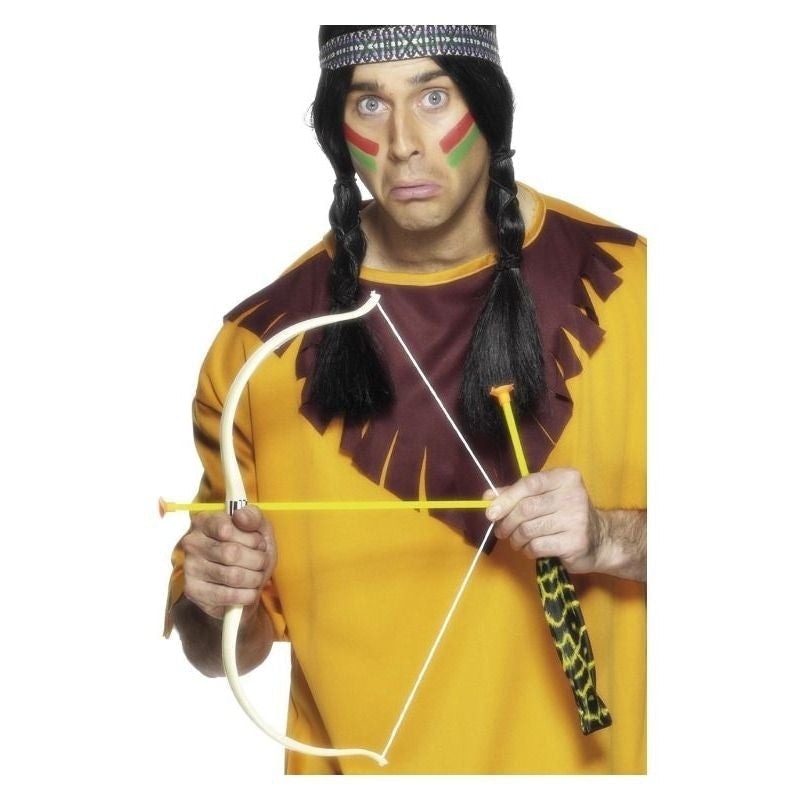 Costumes Australia Size Chart Native American Inspired Bow and Arrow Set Adult White