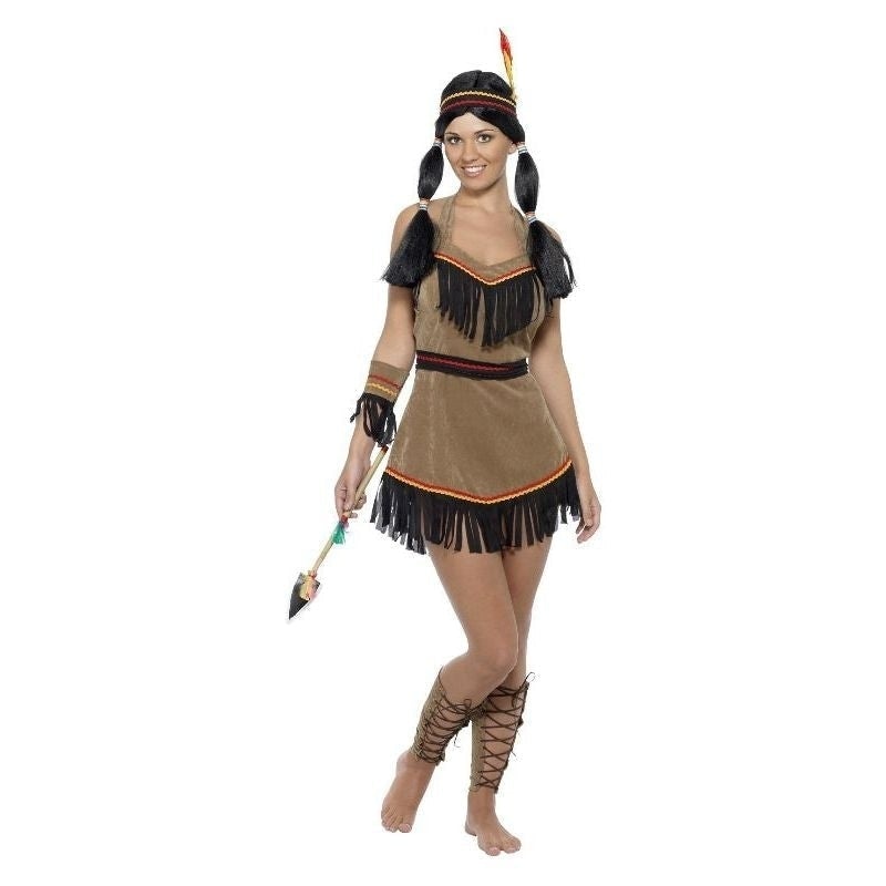 Costumes Australia Native American Inspired Woman Costume Adult Brown_3