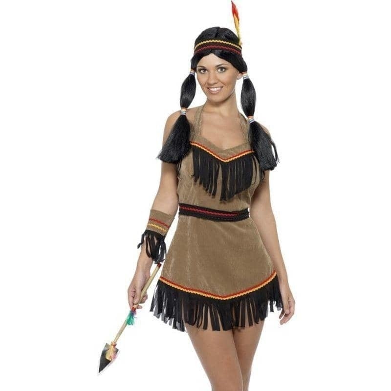 Costumes Australia Native American Inspired Woman Costume Adult Brown_1