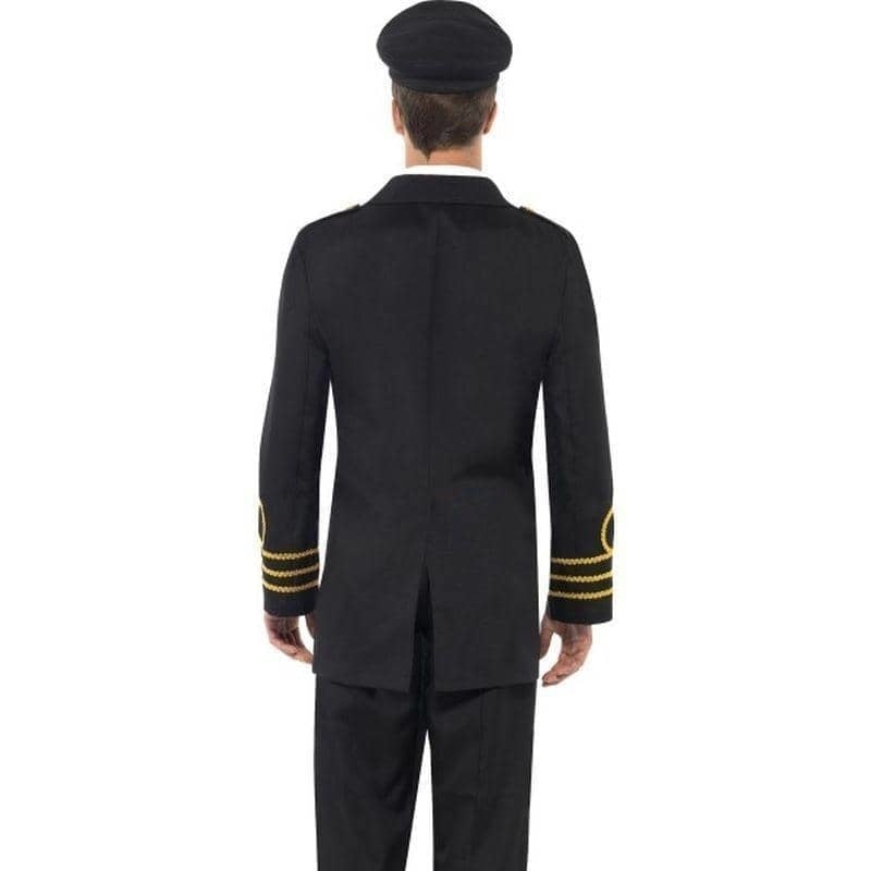 Costumes Australia Navy Officer Authentic Adult Black Uniform Suit Costume_2