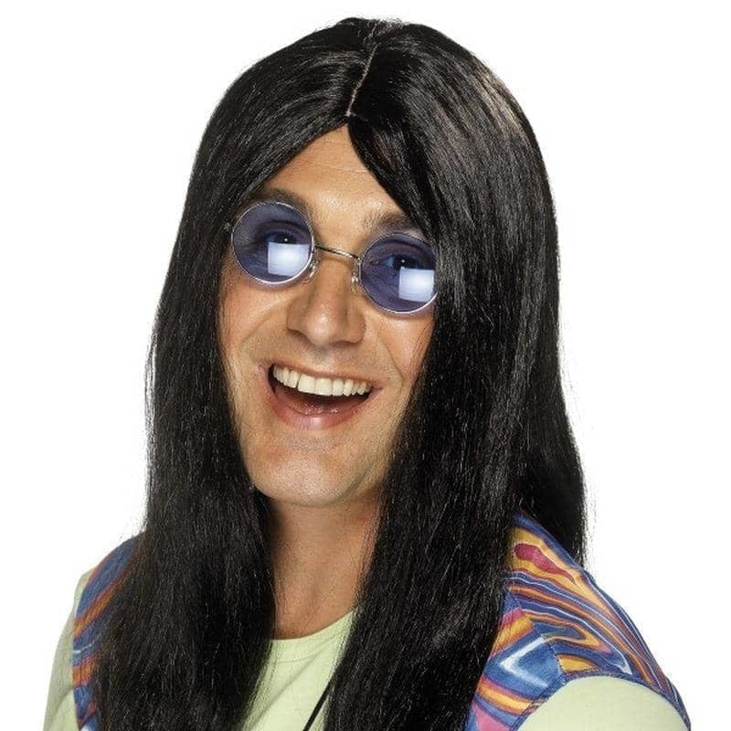 Costumes Australia Neil Hippy Wig Adult Black_1