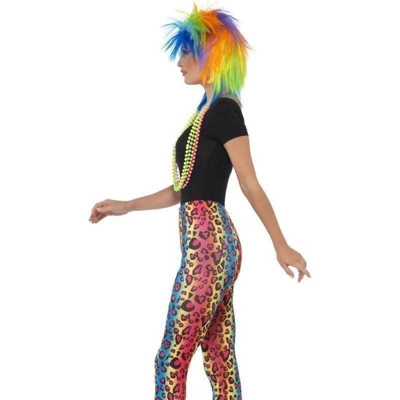 Costumes Australia Size Chart Neon Leopard Print Leggings Adult Multi