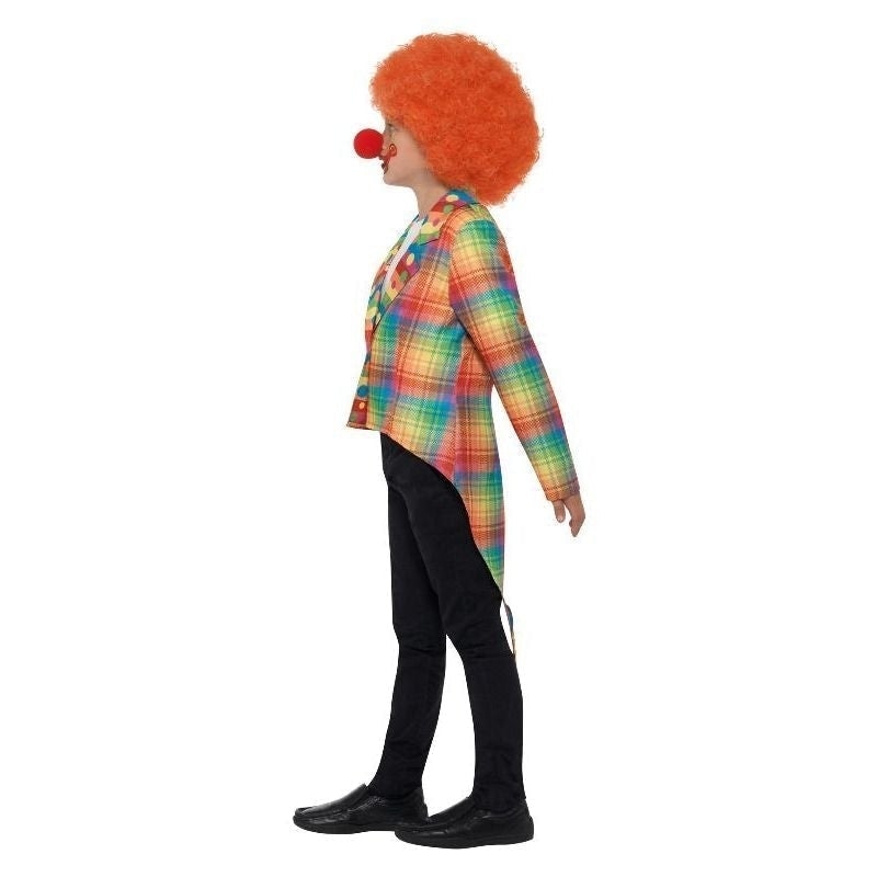 Costumes Australia Neon Tartan Clown Tailcoat Child Multi_3