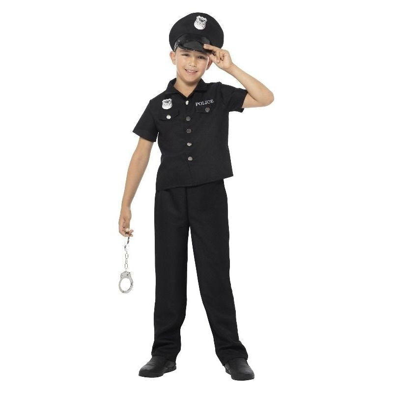 Costumes Australia New York Cop Costume Kids Black_4