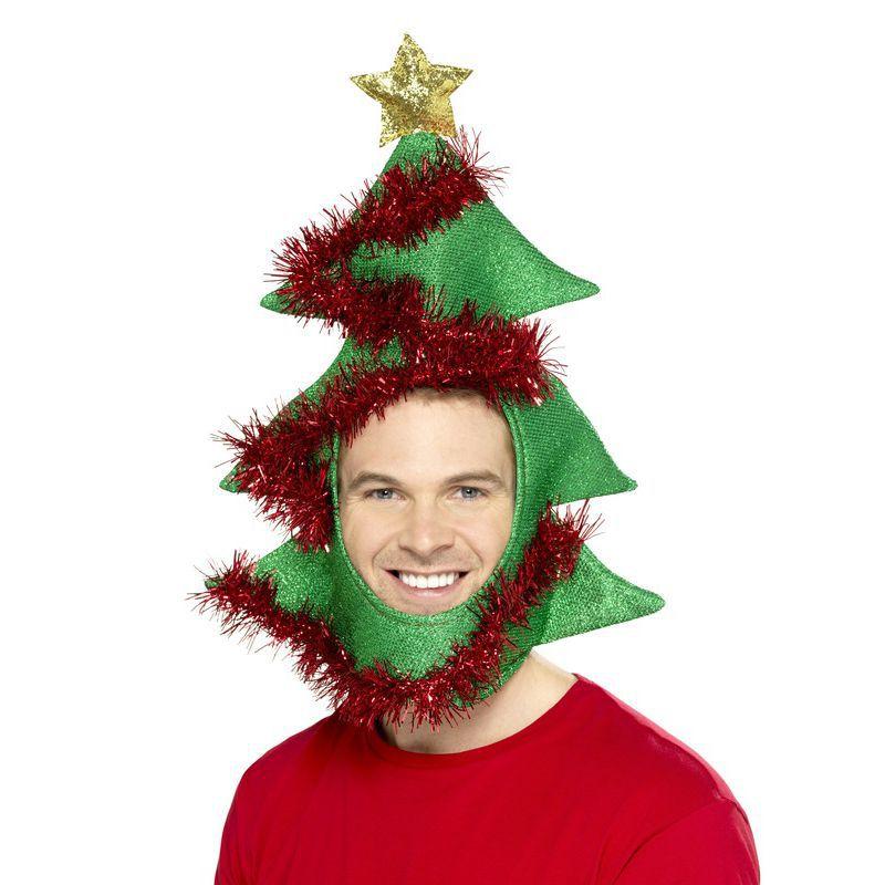 Costumes Australia Novelty Christmas Tree Hat Smiffys Adult Green_1