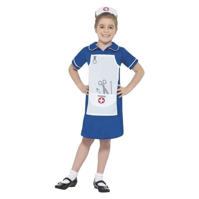 Costumes Australia Nurse Costume Kids Blue_4