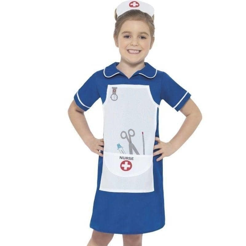 Costumes Australia Nurse Costume Kids Blue_1