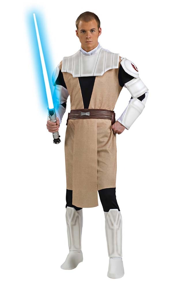 Costumes Australia Obi Wan Kenobi Costume Clone Wars Jedi Armour Adult_1