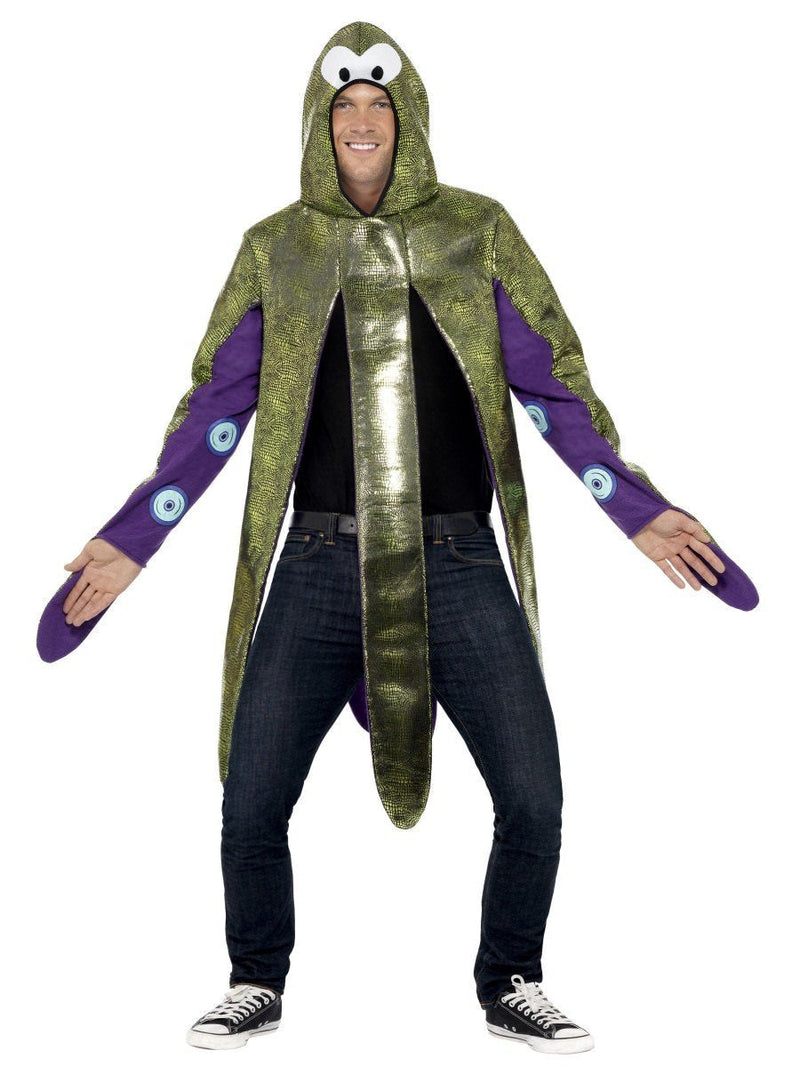 Costumes Australia Octopus Costume Foam Bonded Adult Purple Hooded Tabard_2