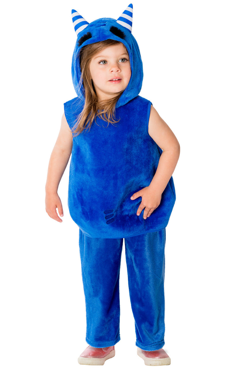 Costumes Australia Oddbods Pogo Costume for Kids Blue Jumpsuit_1