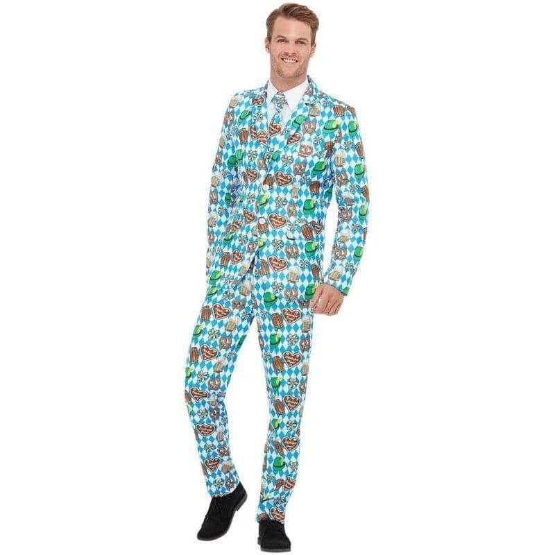 Costumes Australia Oktoberfest Beer Festival Adult Blue Suit_1