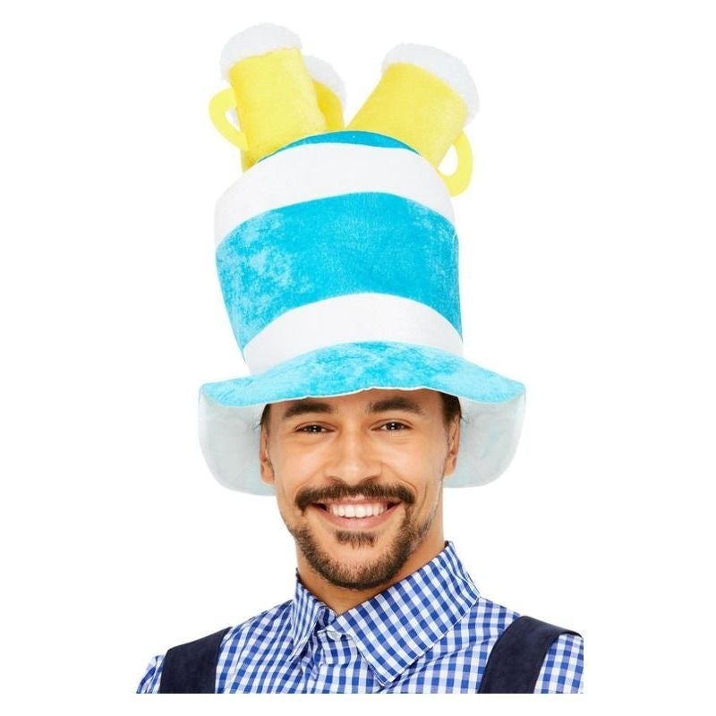 Costumes Australia Oktoberfest Beer Hat Blue_1