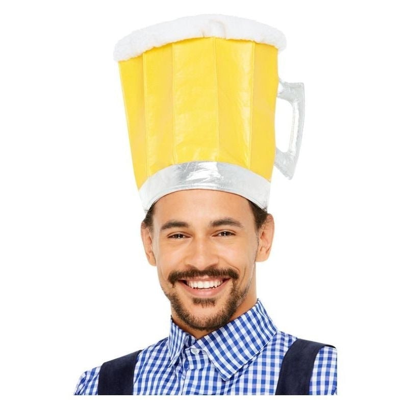 Costumes Australia Oktoberfest Beer Hat Yellow_1