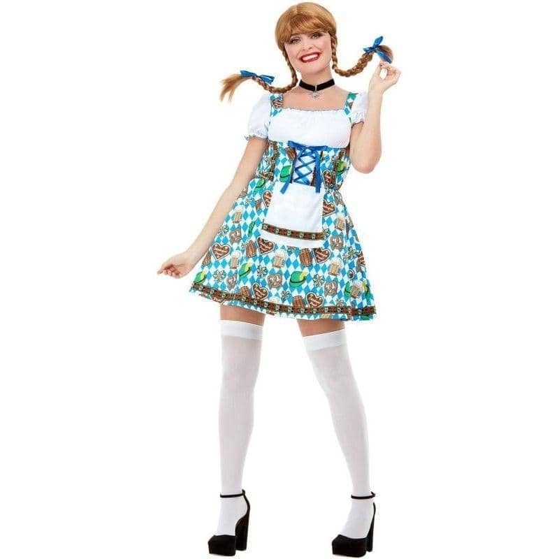 Costumes Australia Oktoberfest Beer Maiden Costume Adult Blue_1