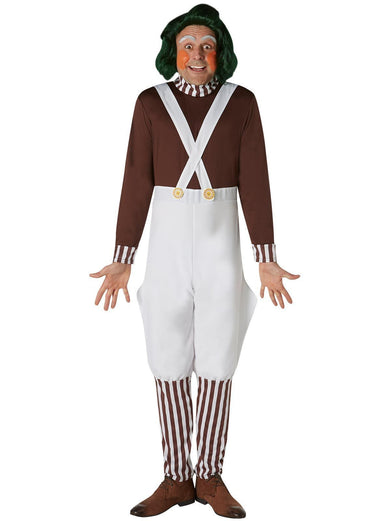 Costumes Australia Oompa Loompa Costume Adult Jumpsuit Charlie and the Chocolate Factory_3