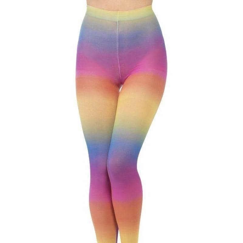 Costumes Australia Opaque Tights Adult Rainbow_1