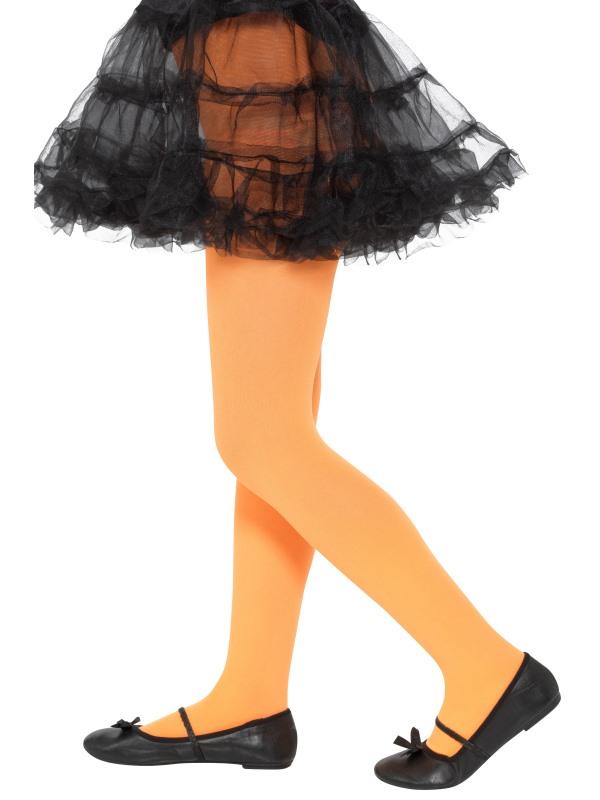 Costumes Australia Opaque Tights Child Orange_1