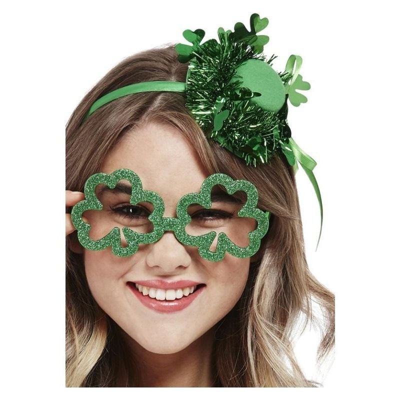 Costumes Australia Paddys Day Mini Glitter Top Hat_1