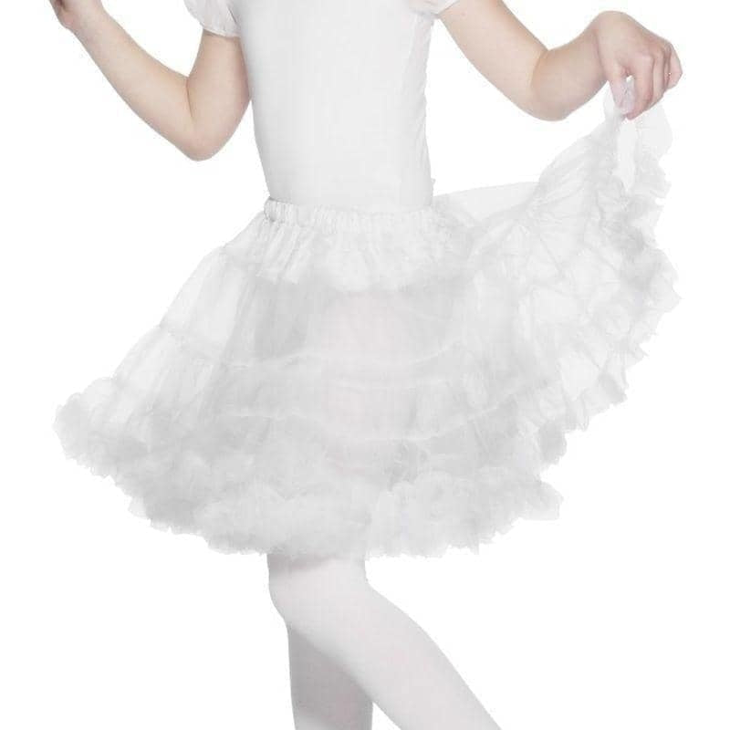 Costumes Australia Petticoat Child Kids White Layered_1