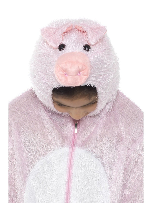 Costumes Australia Pig Costume Kids Pink Jumpsuit with Hood_4