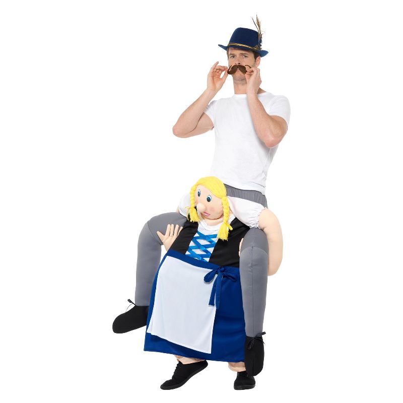 Costumes Australia Piggyback Bavarian Beer Maiden Costume Blue Adult_3