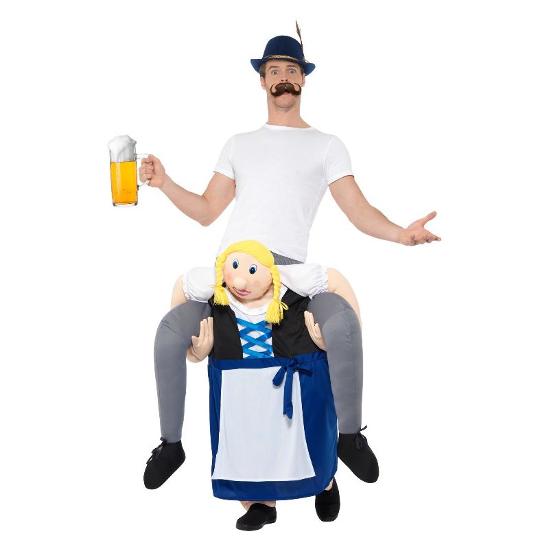 Costumes Australia Piggyback Bavarian Beer Maiden Costume Blue Adult_1