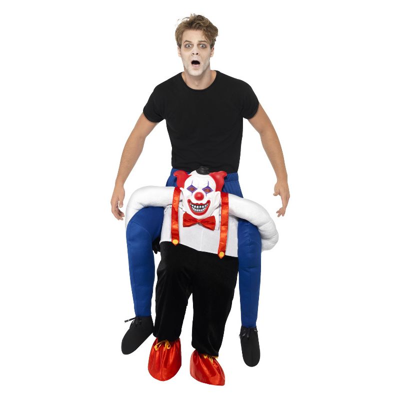 Costumes Australia Piggyback Sinister Clown Costume Blue Adult_1