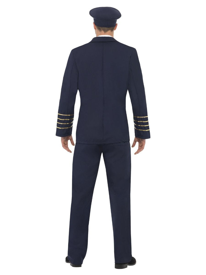 Costumes Australia Pilot Costume Adult Navy Blue_4