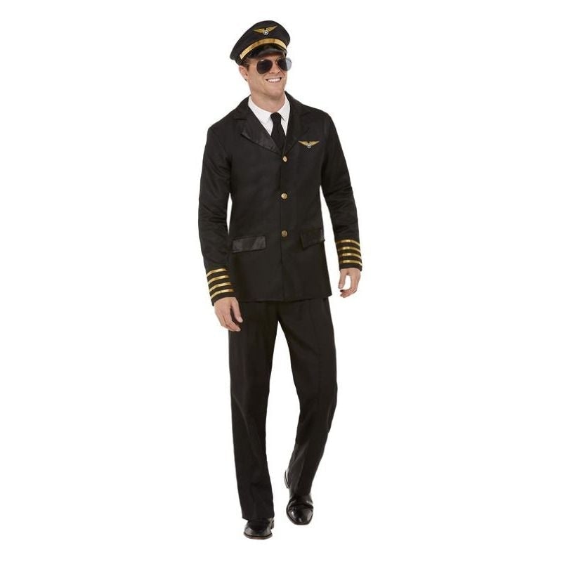 Costumes Australia Pilot Costume Black_1