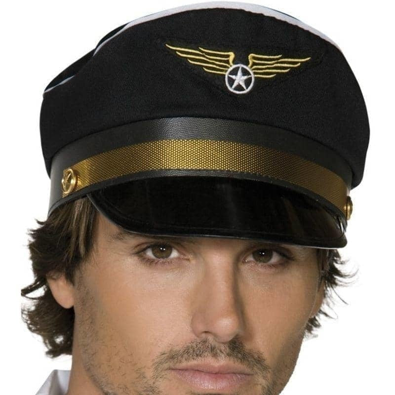 Costumes Australia Size Chart Pilots Cap Adult Black