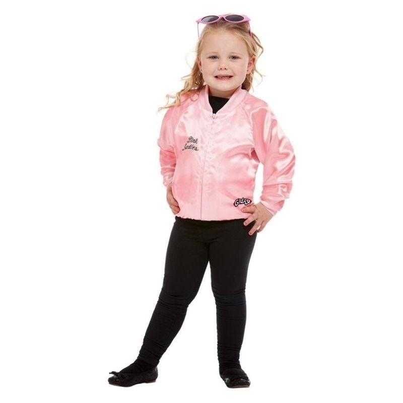 Costumes Australia Pink Ladies Grease Kids Licensed Jacket_3