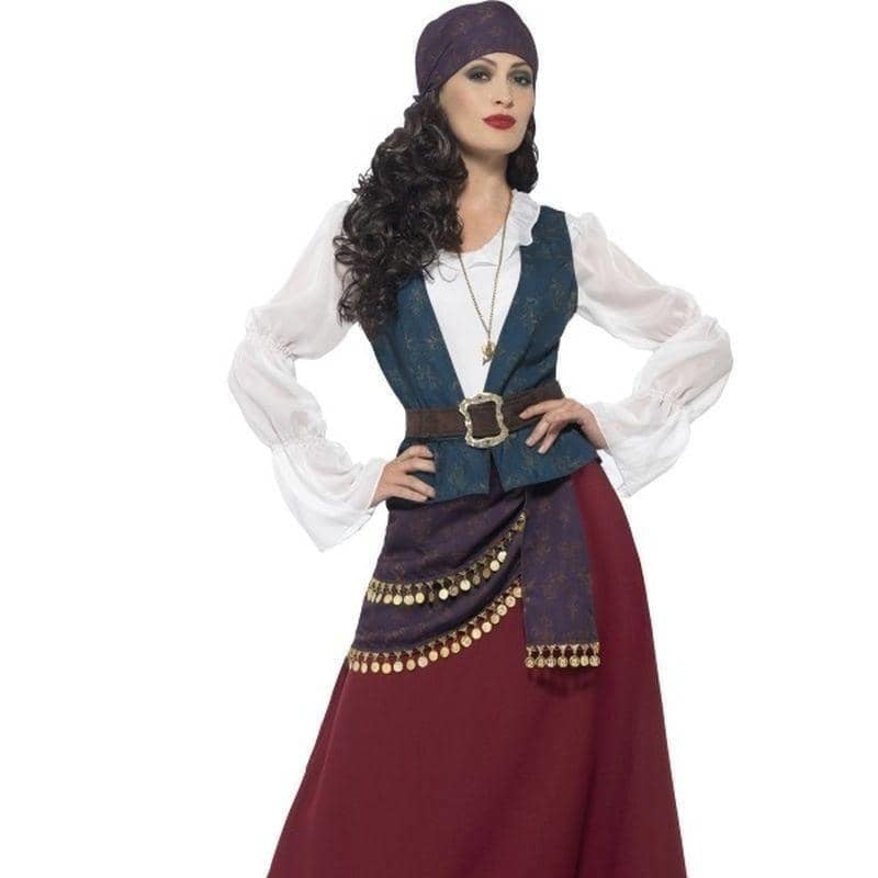 Costumes Australia Pirate Buccaneer Beauty Costume Deluxe Adult Purple_2