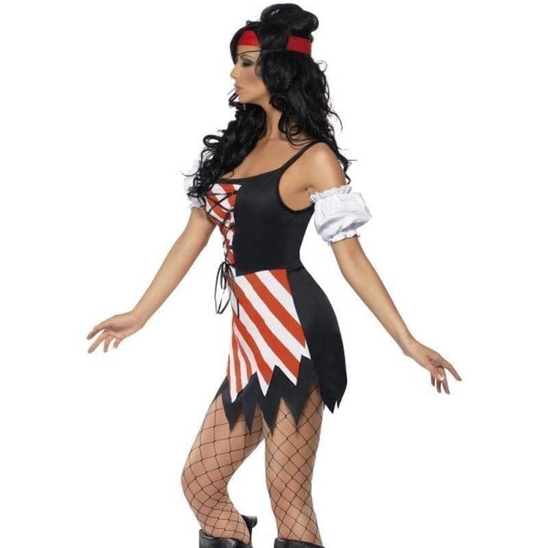 Costumes Australia Pirate Costume Adult Red White_4